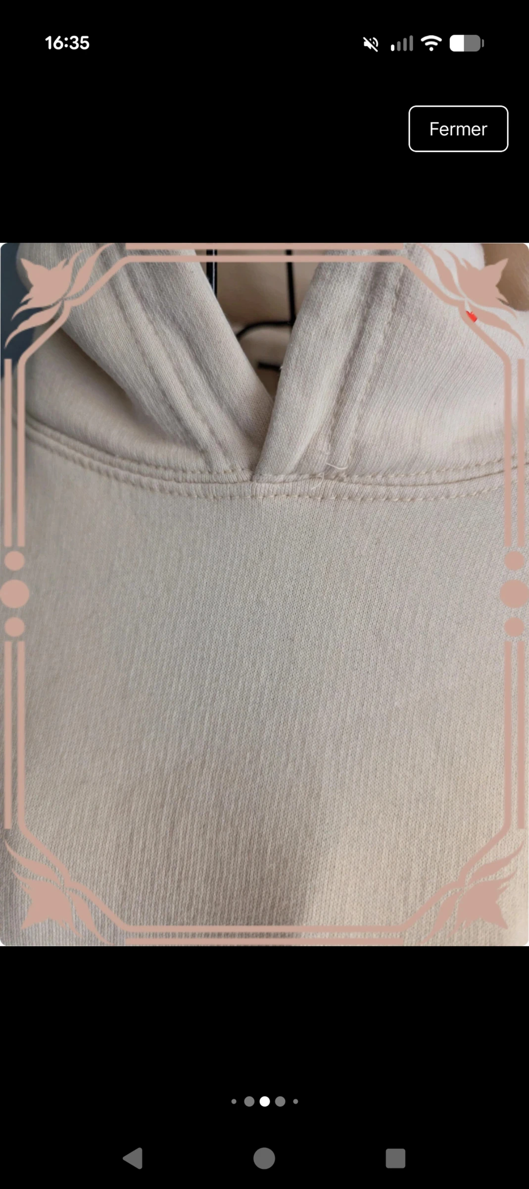 Magnífico sudadera con capucha beige Pull&Bear - Talla XS – photo 5